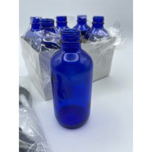 Vivaplex 4 oz. Cobalt Blue Bottles w/Spray Nozzle - 6 Count Pack